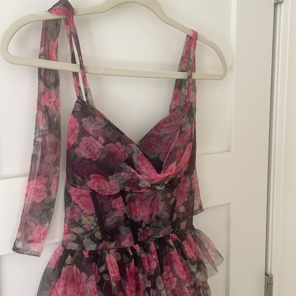 Floral Ruffle Dress - Picture 2 of 5